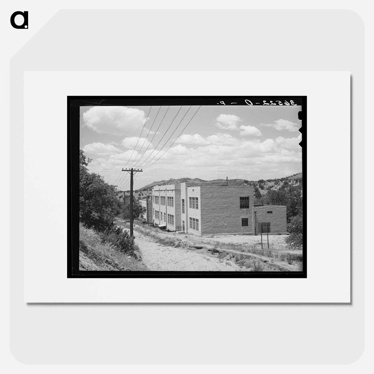 アートポスター-Abandoned School Buildings, Tyrone, New Mexico
- ラッセル リー Poster.