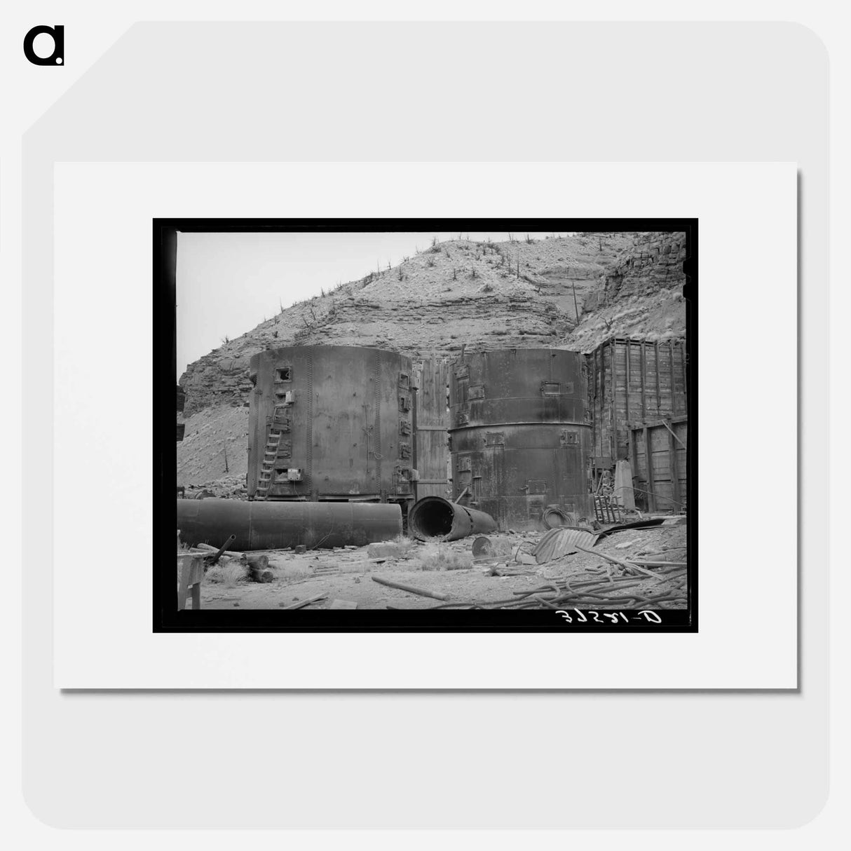 アートポスター-Abandoned Gold Mill Boilers
- ラッセル リー Poster.