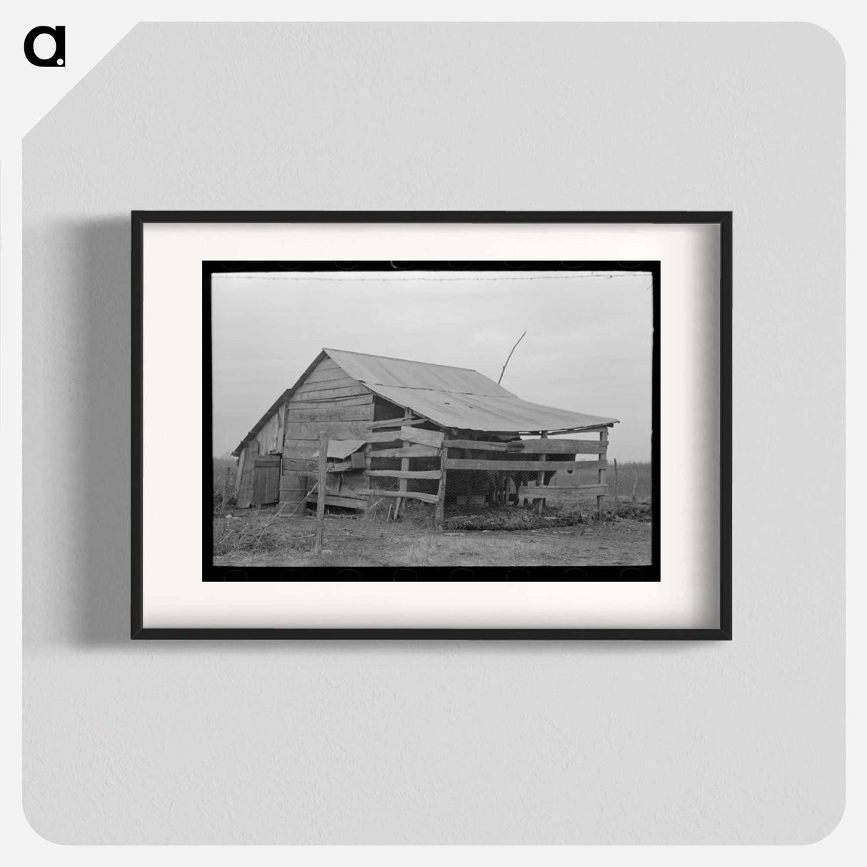アートポスター-Barn of Sharecropper
- ラッセル リー Poster.