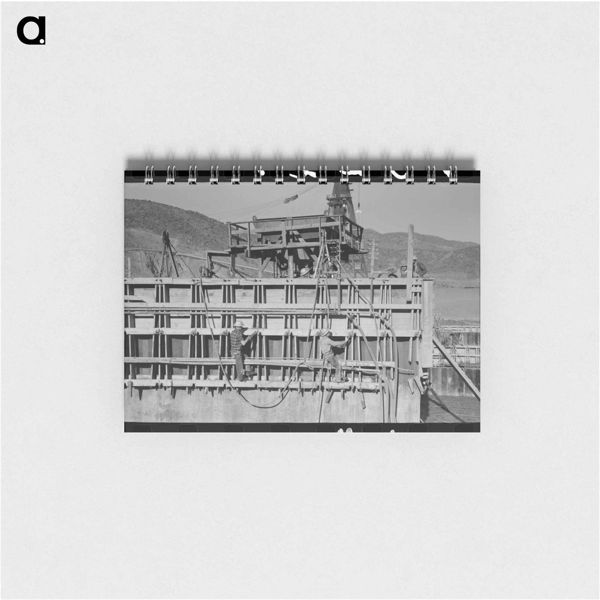 アートメモ帳-Concrete Forms at Shasta Dam
- ラッセル リー Memo.