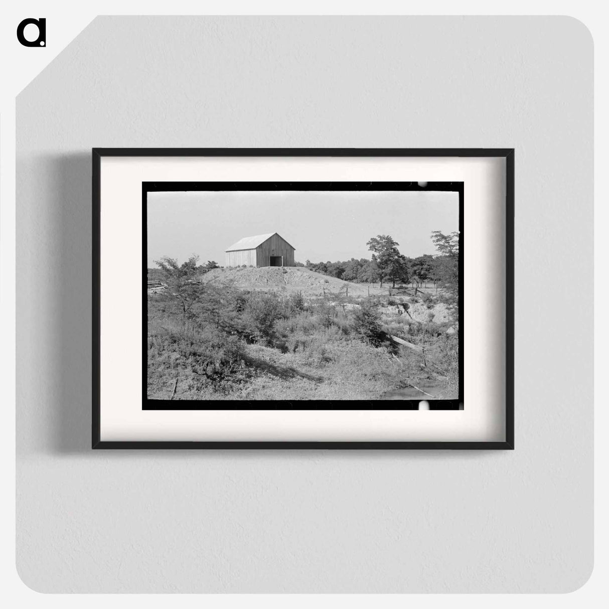 アートポスター-Barn on a Hummock, Missouri
- ラッセル リー Poster.