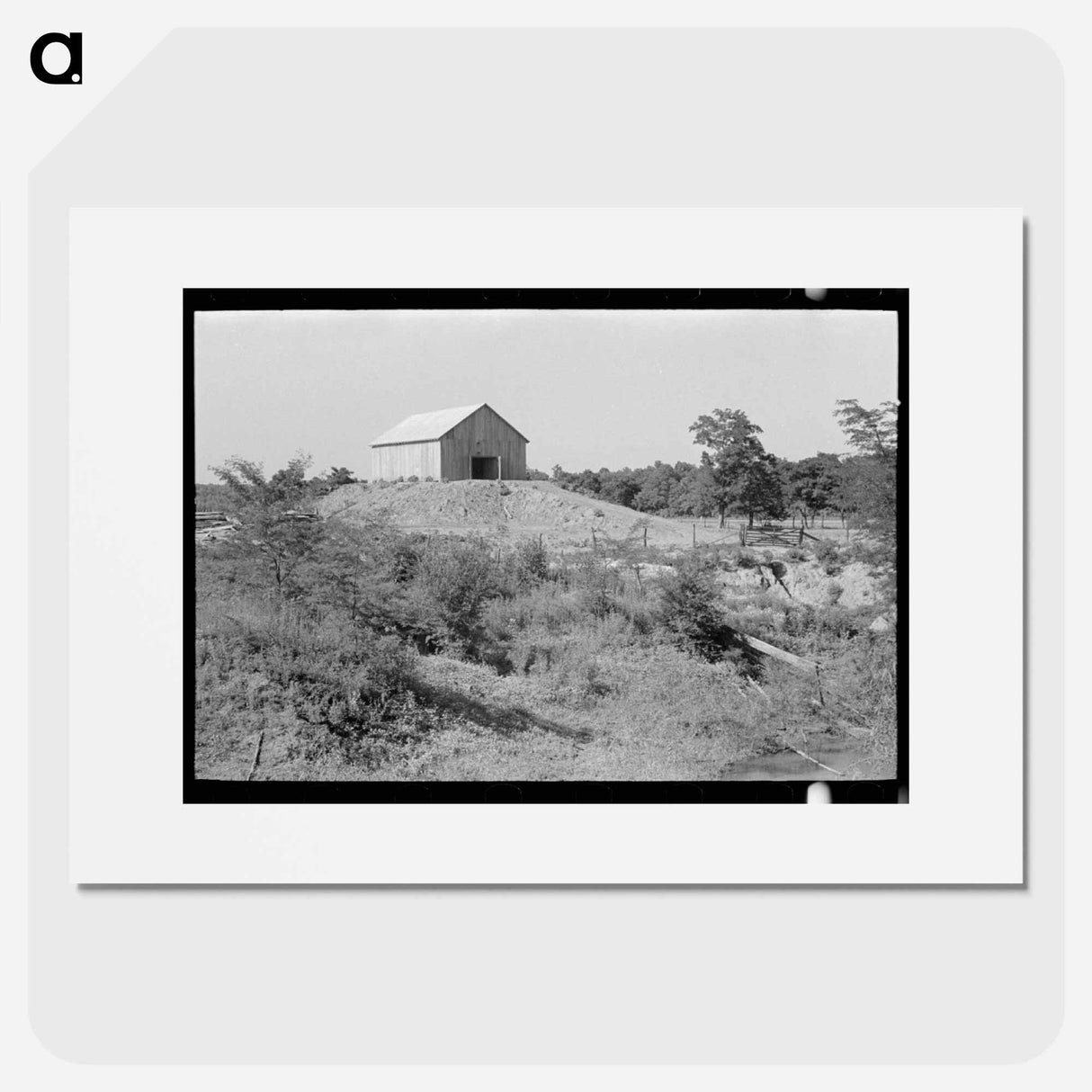 アートポスター-Barn on a Hummock, Missouri
- ラッセル リー Poster.