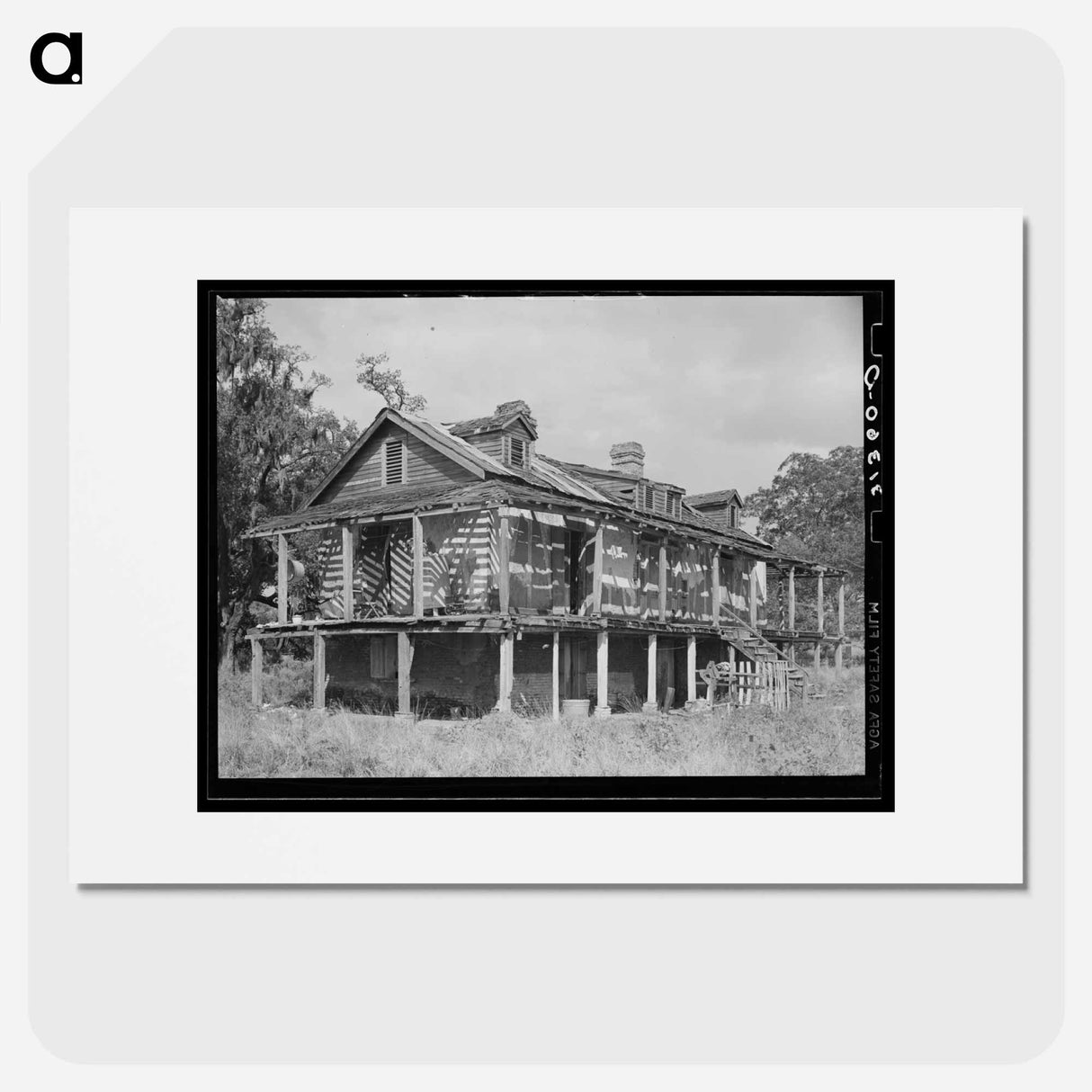 アートポスター-Abandoned Plantation House, Louisiana
- ラッセル リー Poster.