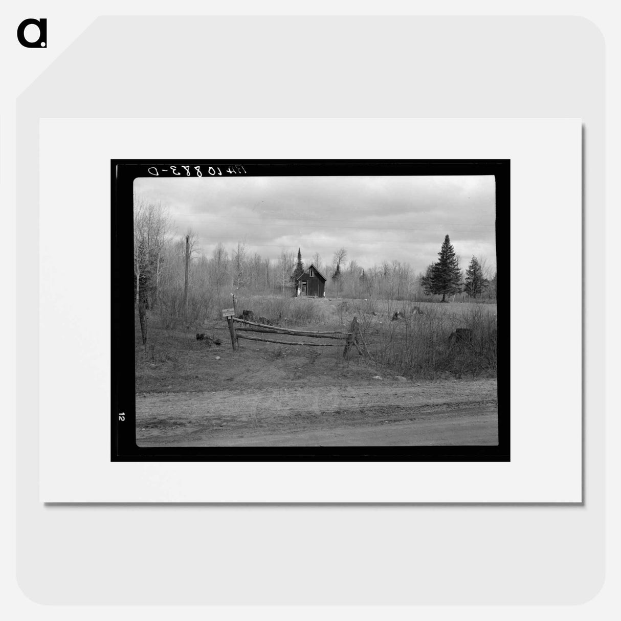 アートポスター-Abandoned Farm, Tipler to Long Lake
- ラッセル リー Poster.