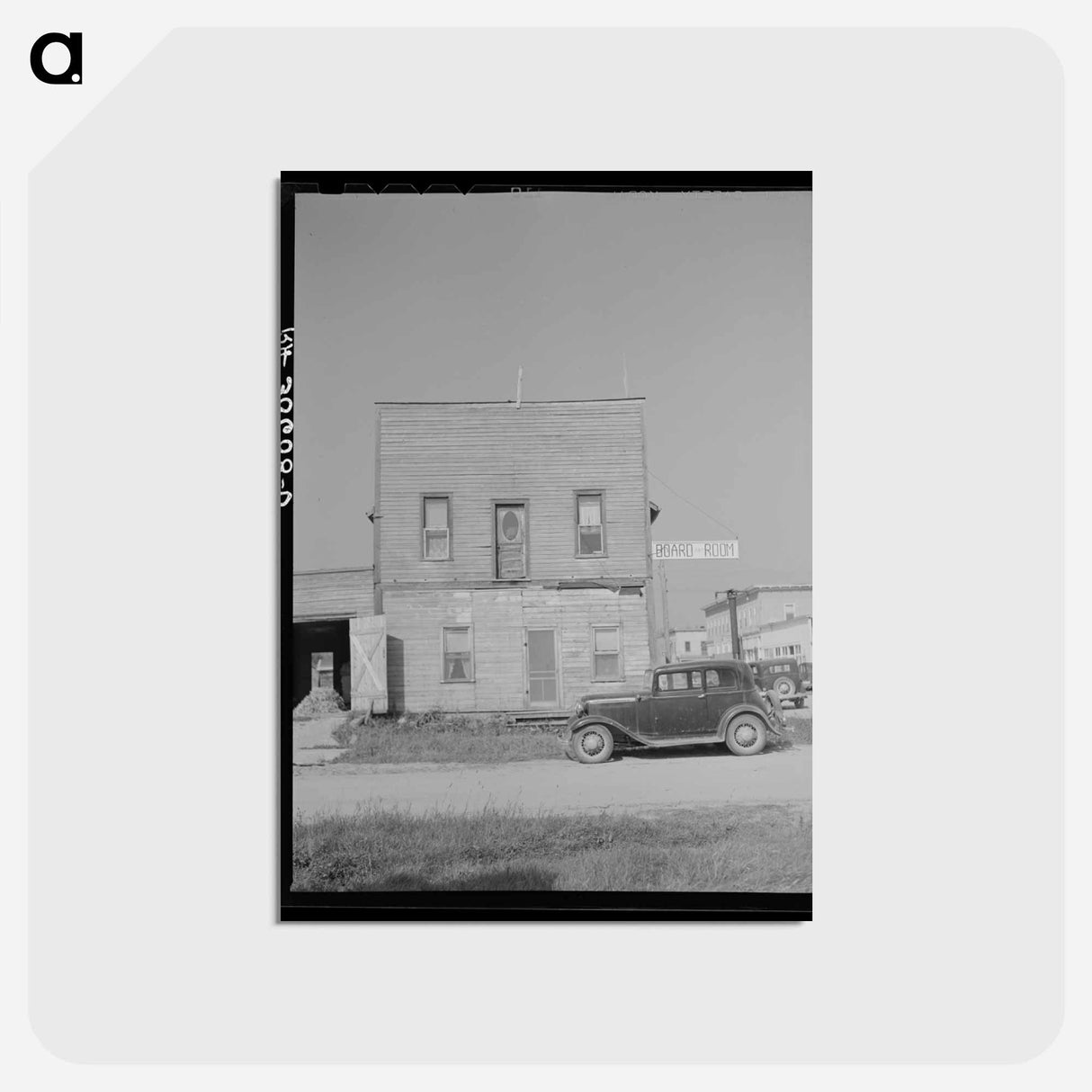 アートポストカード-Boarding House, Littlefork, Minnesota
- ラッセル リー Postcard.