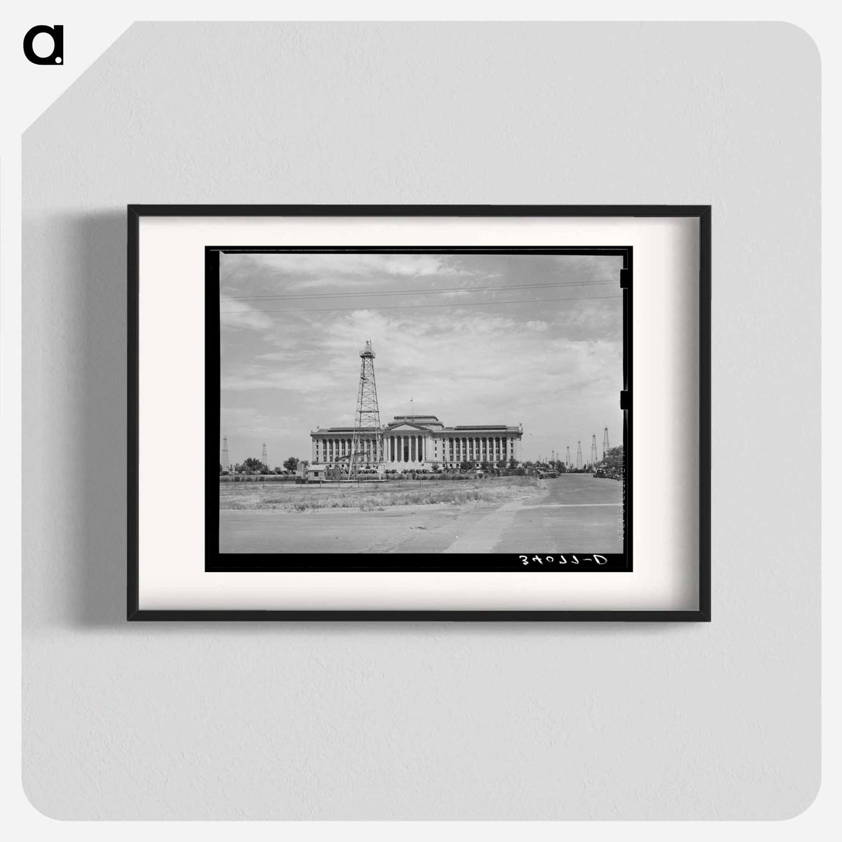 アートポスター-Capitol of Oklahoma with Surrounding Derricks, Oklahoma City
- ラッセル リー Poster.