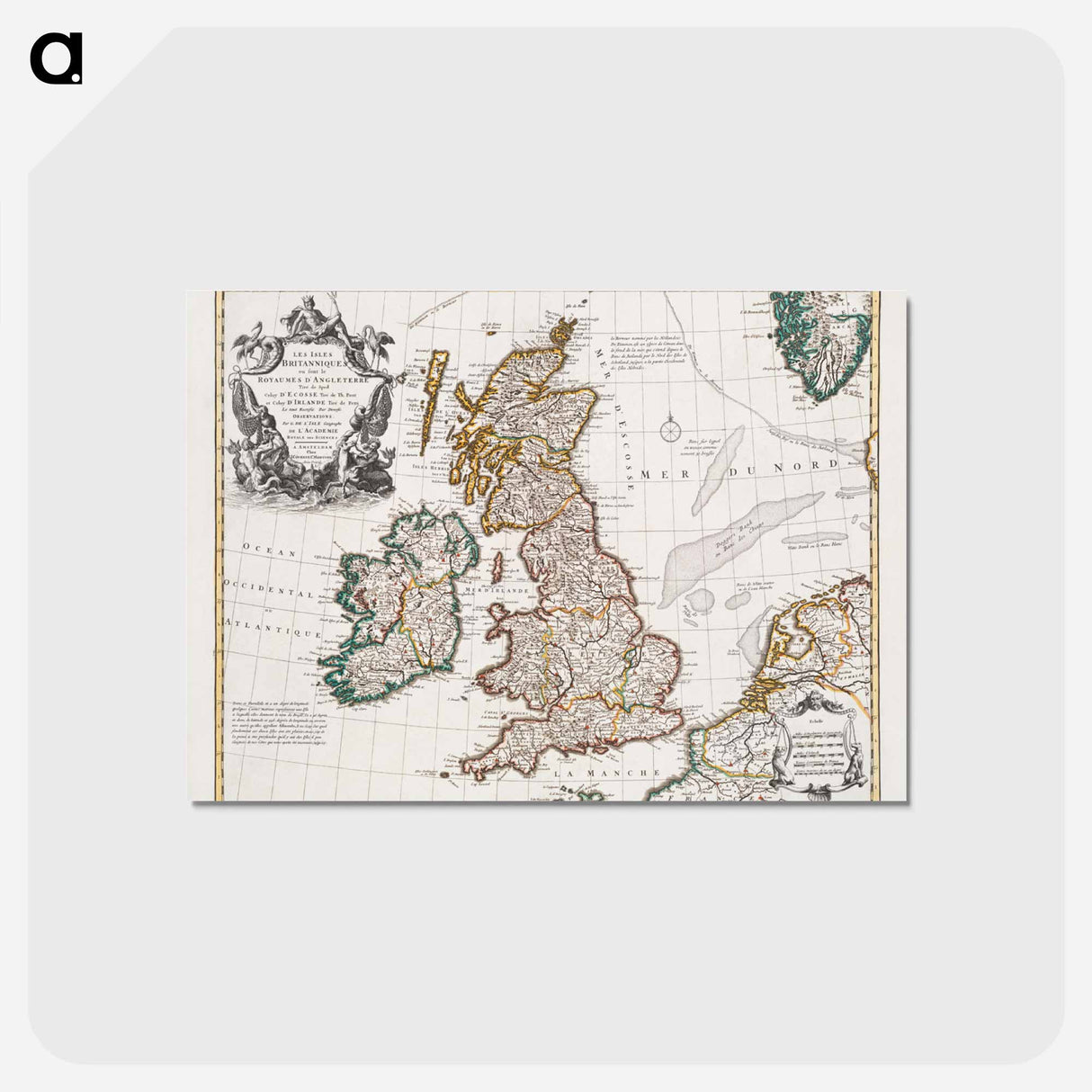 アートポストカード-The British Isles
- ボストン公共図書館 Postcard.