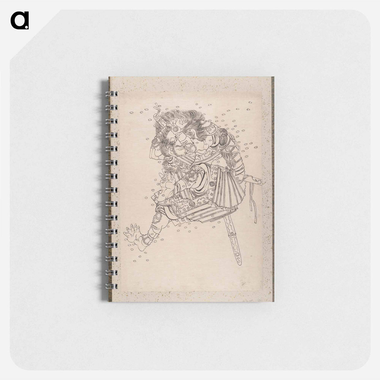 Katsushika Hokusai’s samurai, Album of Sketches - 葛飾 北斎 Memo.