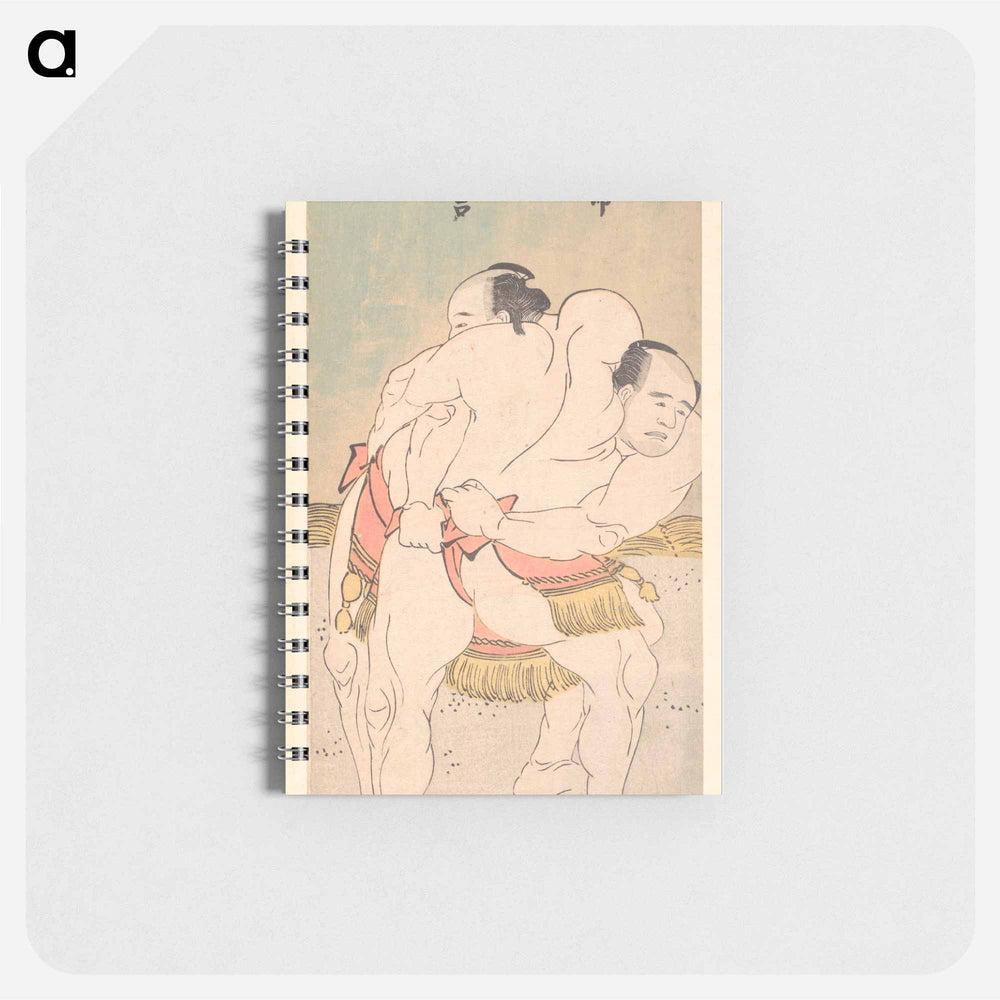 Hokusai's sumo wrestler - 葛飾 北斎 Memo.