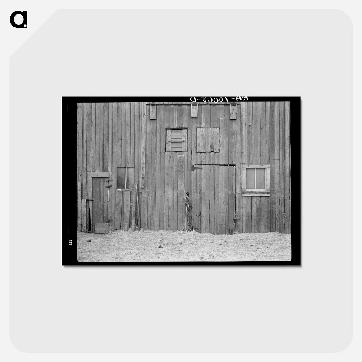 アートポストカード-Barn on Al Richard's Place
- ラッセル リー Postcard.