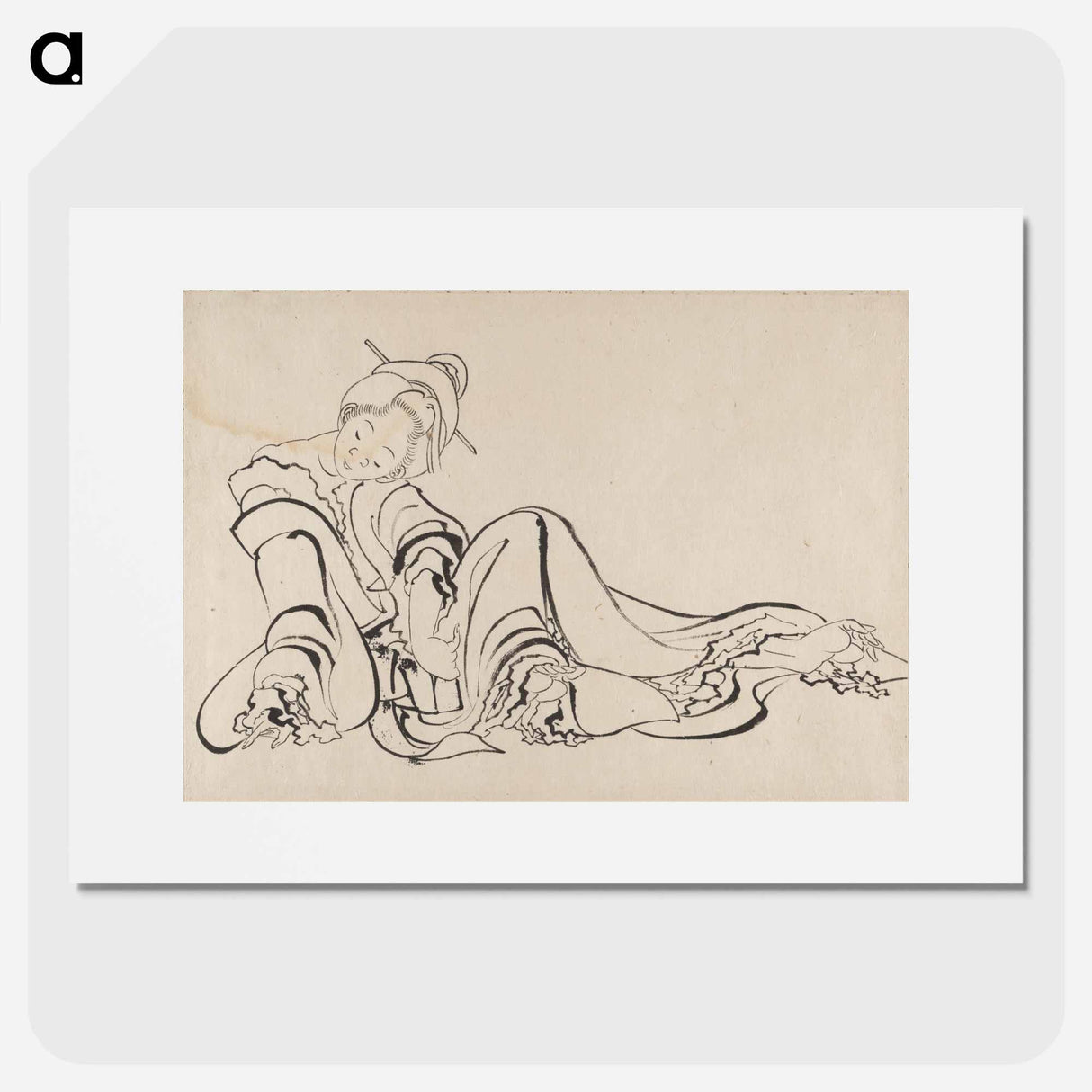 アートポスター-Hokusai's Album of Sketches - 葛飾 北斎 Poster.