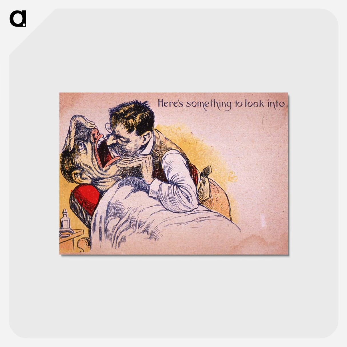 アートポストカード-Dentist Examining a Patient
- 国立医学図書館 Postcard.