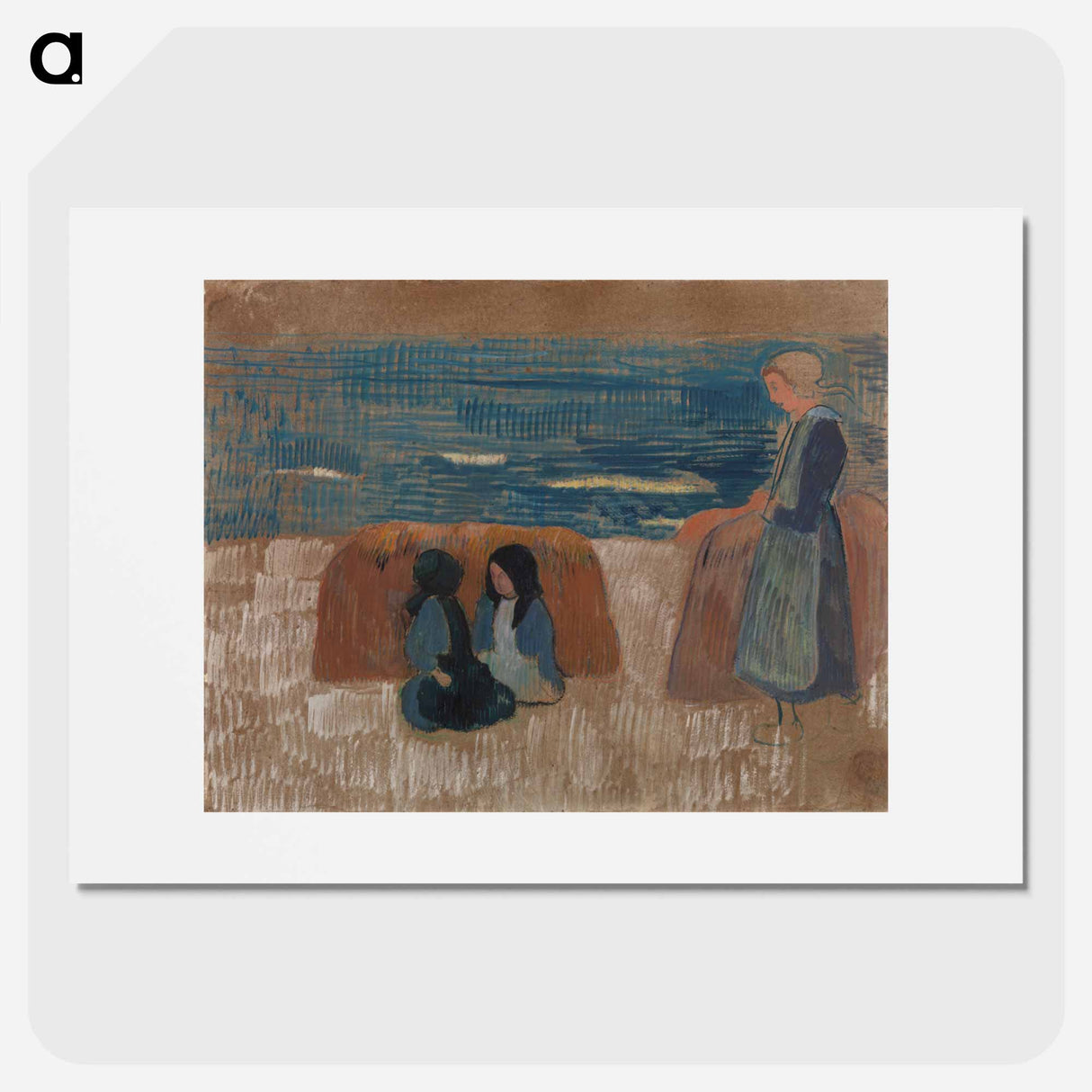 アートポスター-Breton Women by the Sea
- バーンズ・コレクション Poster.