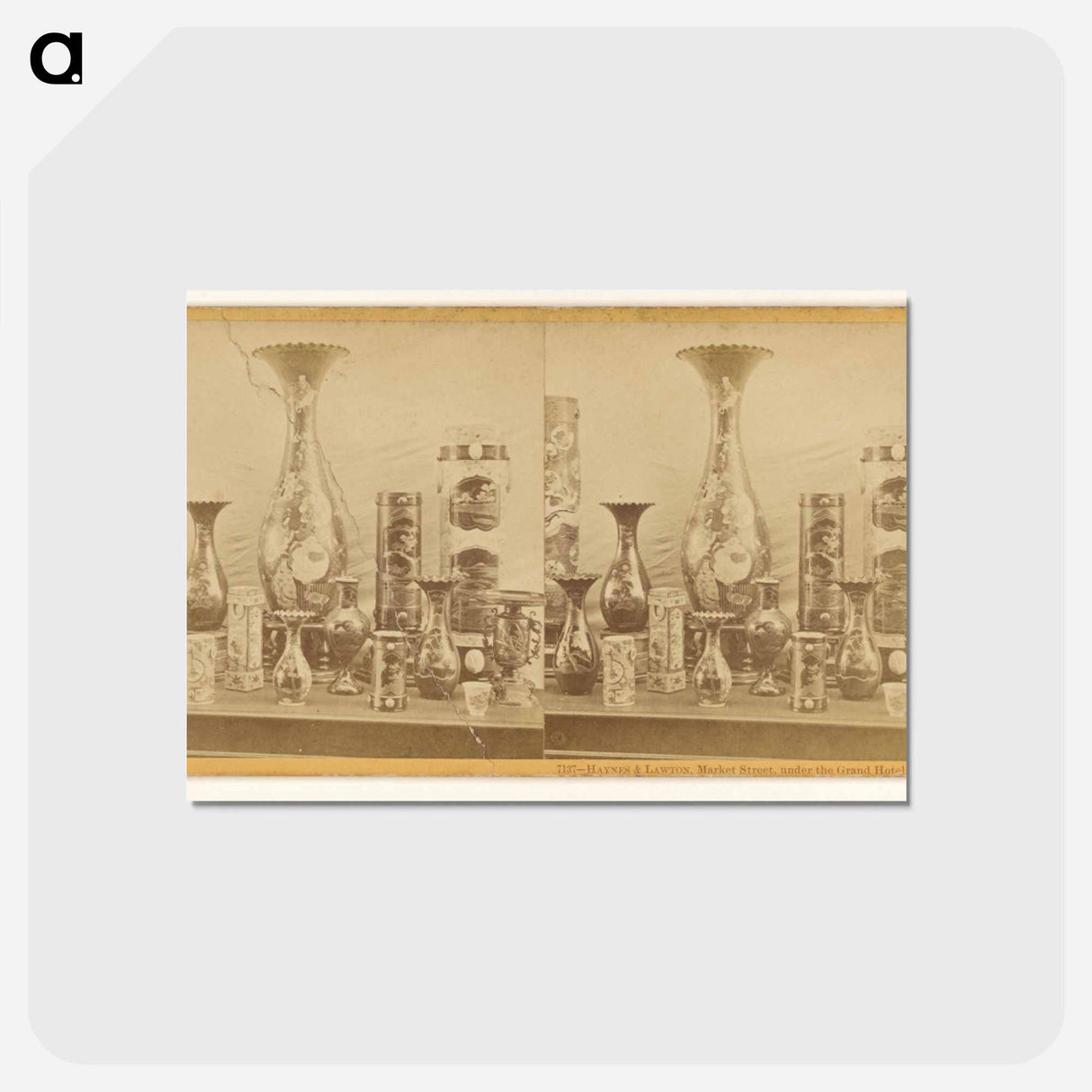 アートポストカード-Haynes & Lawton, Market Street
- エドワード マイブリッジ Postcard.