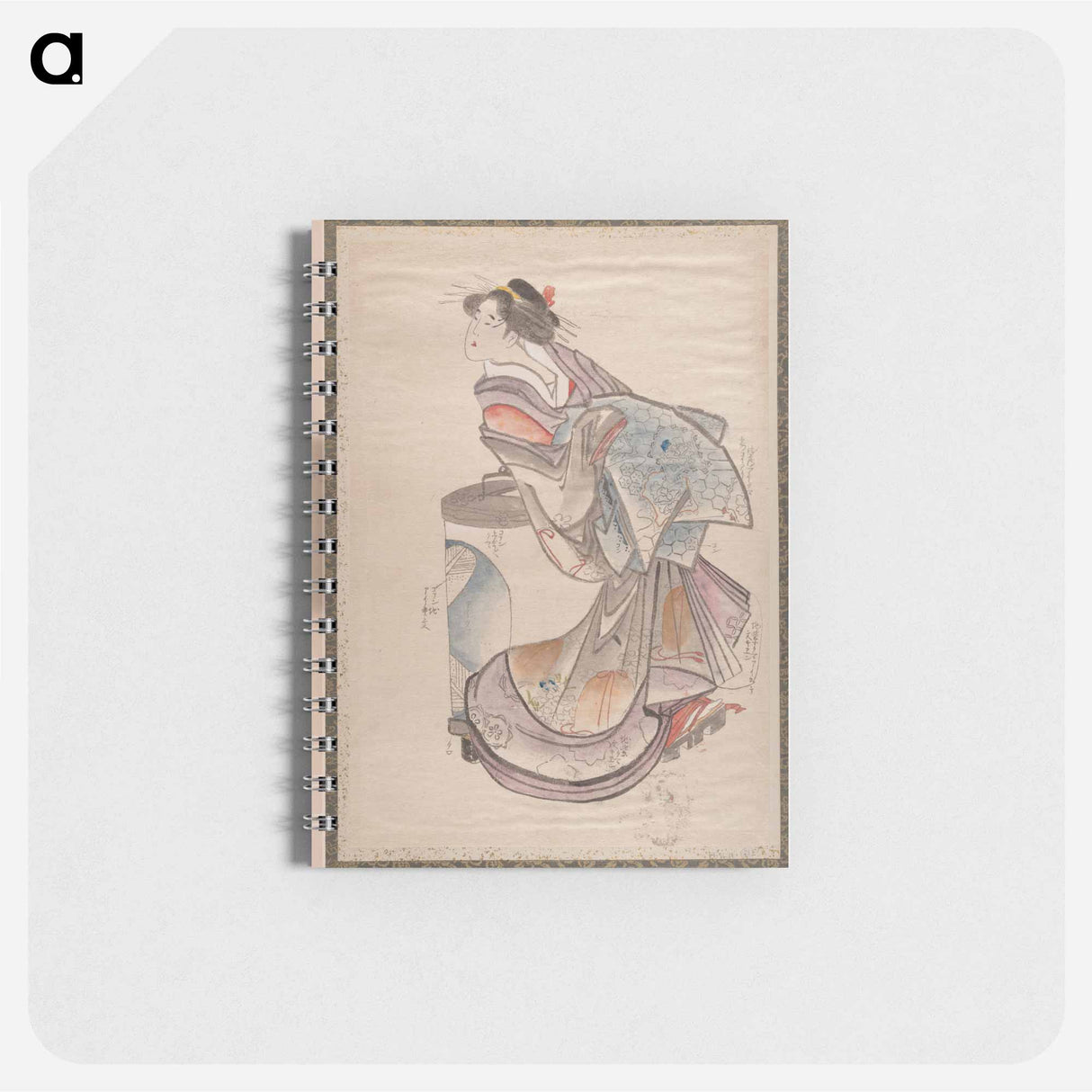 Katsushika Hokusai’s Japanese woman. Album of Sketches - 葛飾 北斎 Memo.