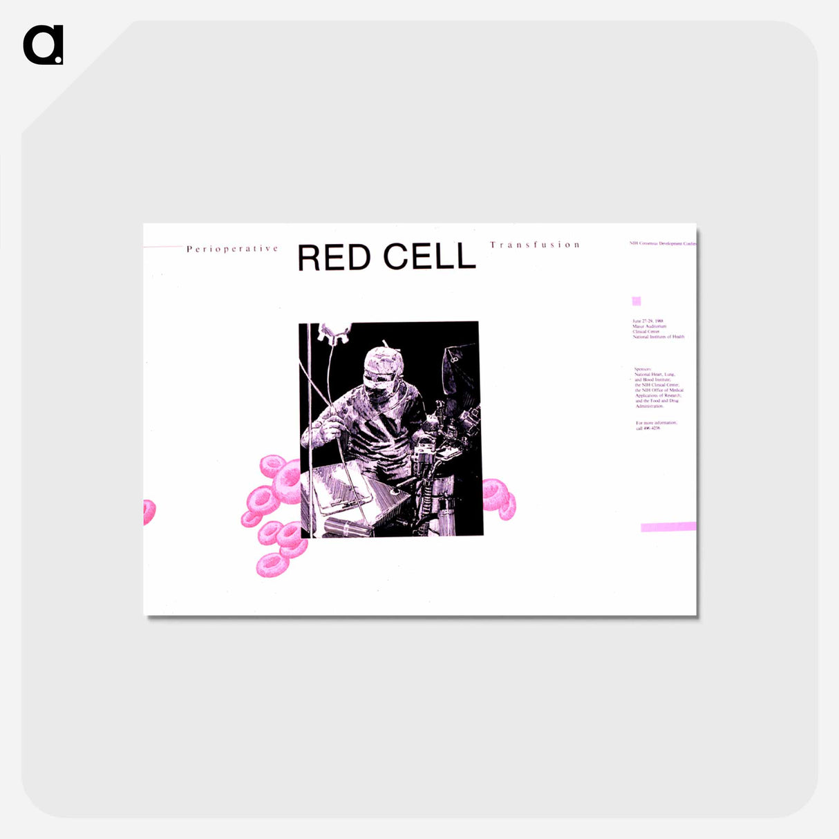 アートポストカード-Perioperative Red Cell Transfusion: NIH Consensus Development Conference
- 国立医学図書館 Postcard.