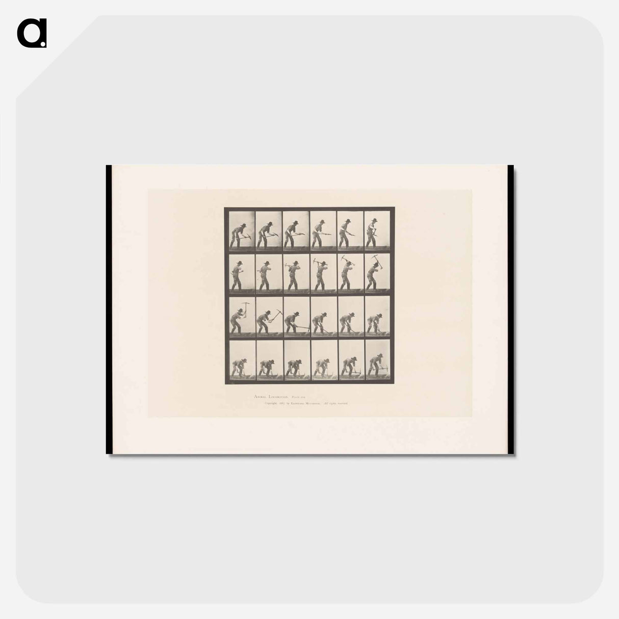 アートポストカード-Man with Pickaxe
- エドワード マイブリッジ Postcard.