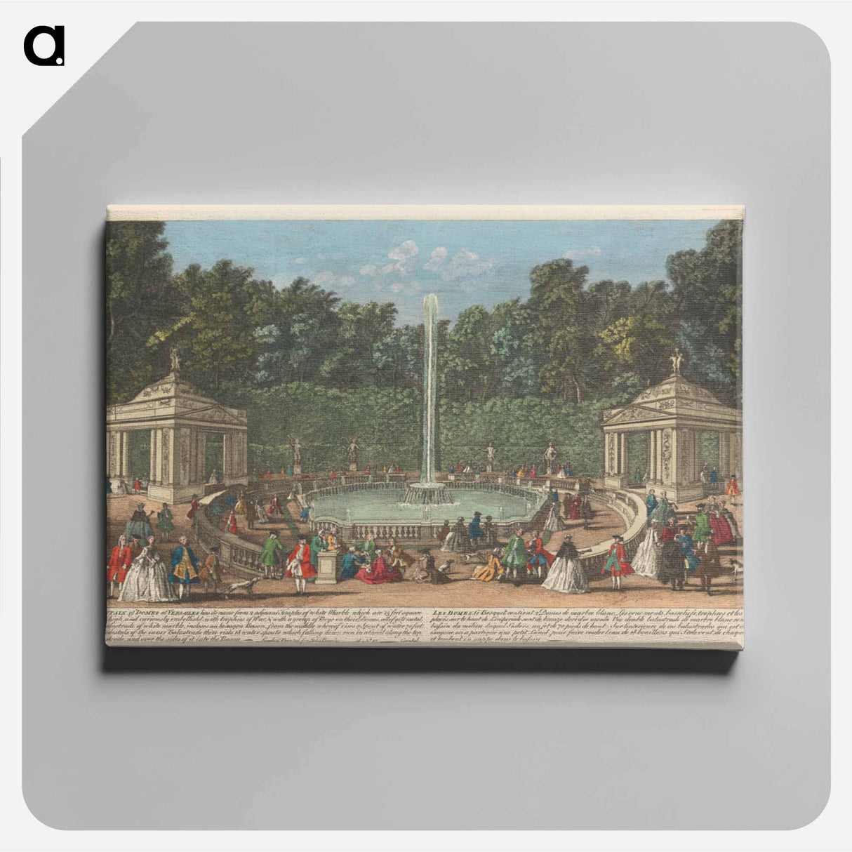 アートパネル-The Fountain of Domes at Versailles
- イェール大学アートギャラリー Canvas.