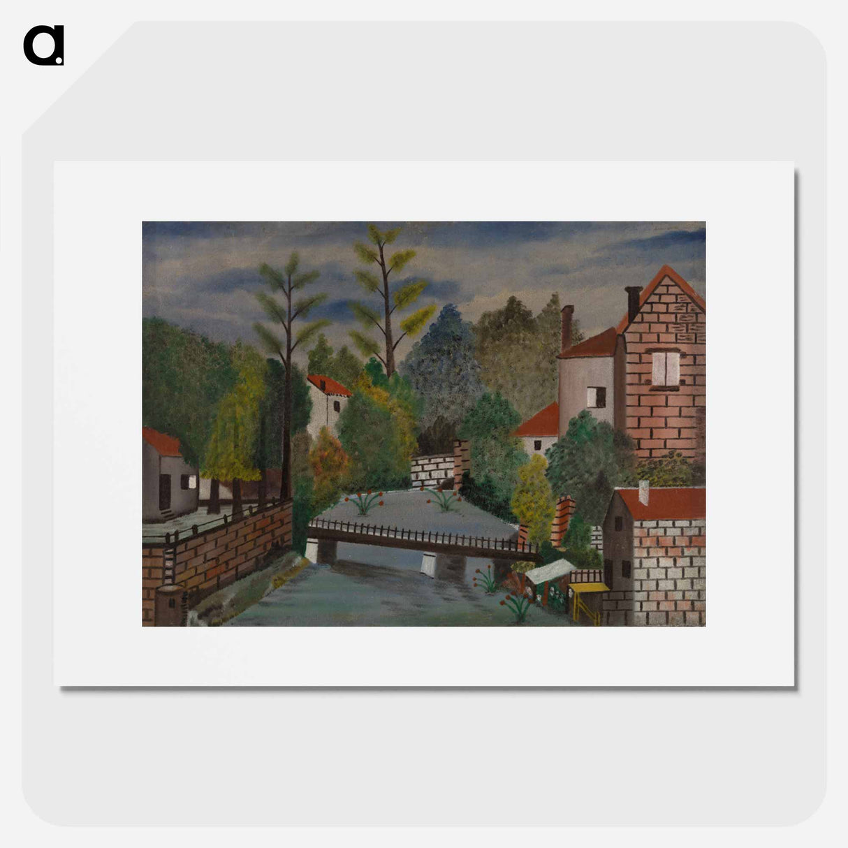 アートポスター-Canal and Houses
- バーンズ・コレクション Poster.