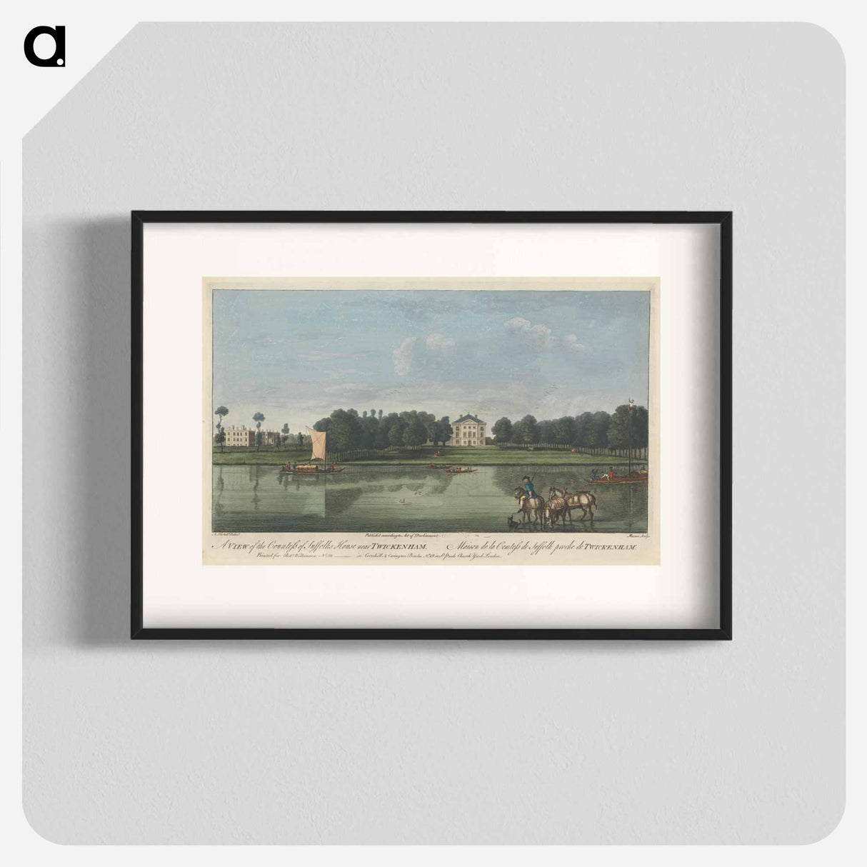 アートポスター-A View of the Countess of Suffolk's House near Twickenham
- イェール大学アートギャラリー Poster.