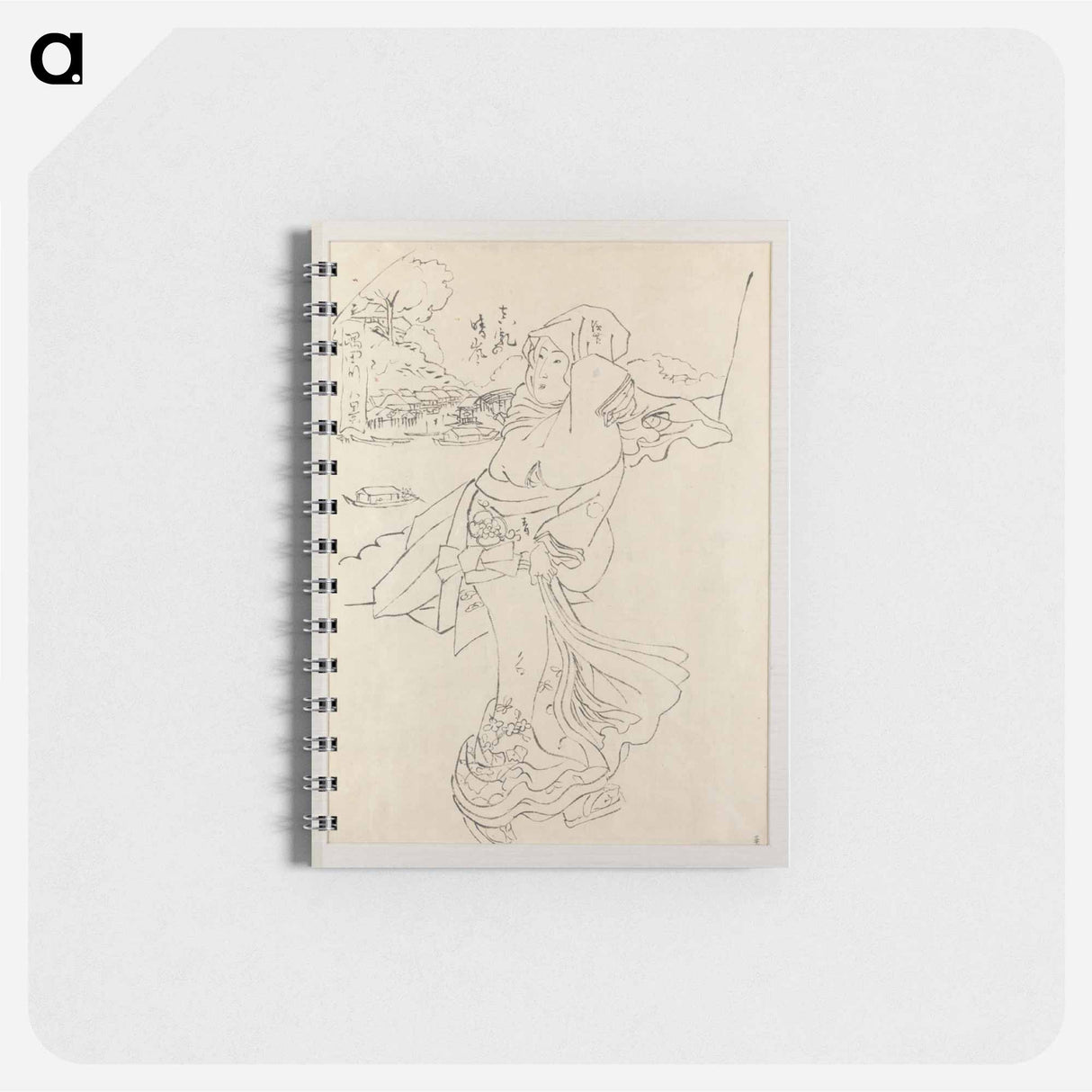 アートメモ帳-Preparatory Study of a Woman Against the Wind
- 歌川 国貞 Memo.