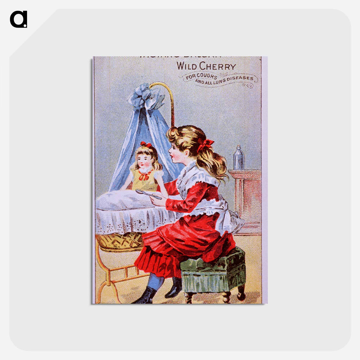 アートポストカード-Advertisement for Wistar's Balsam of Wild Cherry
- 国立医学図書館 Postcard.