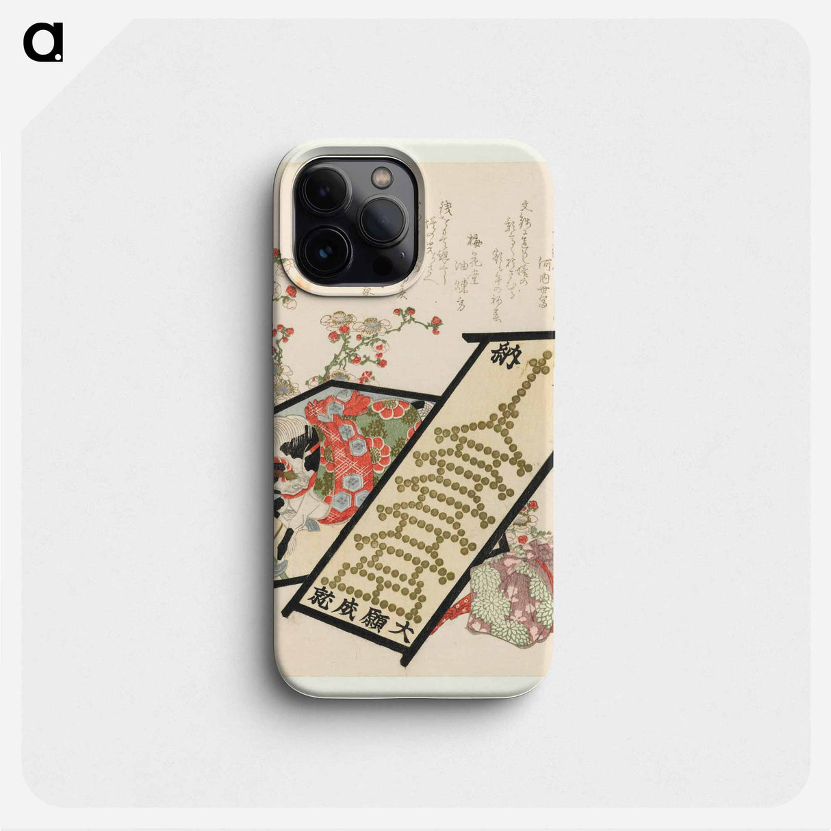 A comparison of Genroku poems and shells - Katsushika Hokusai Phone Case.