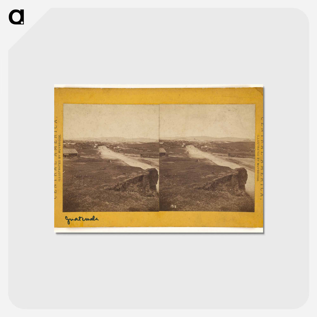 アートポストカード-Guatemala, from the South
- エドワード マイブリッジ Postcard.