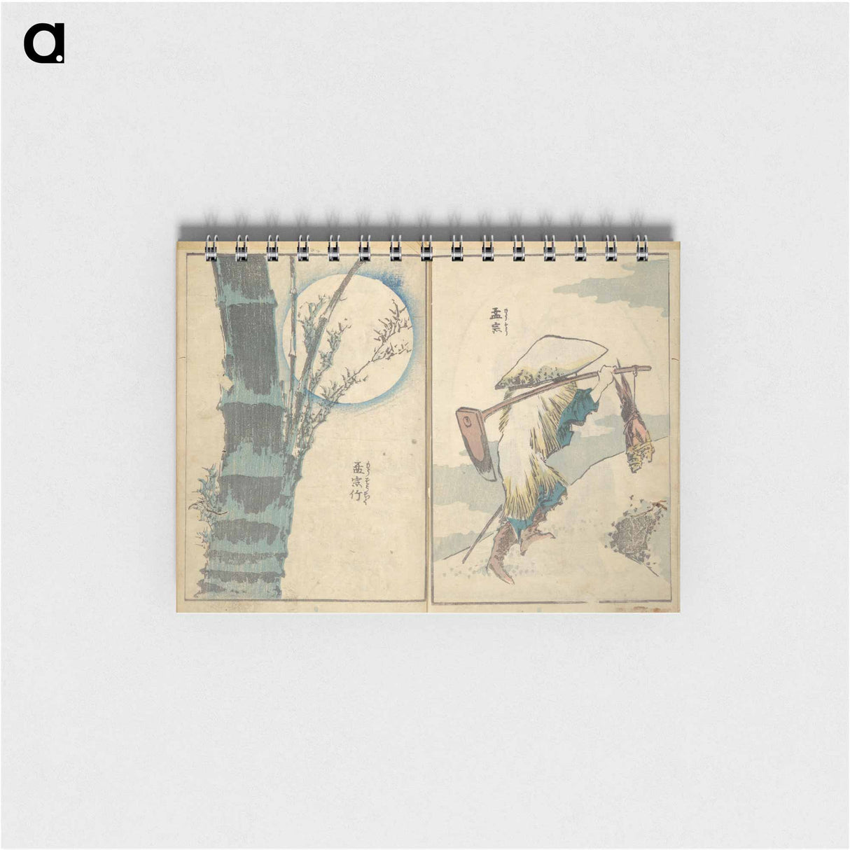 Picture Book with Mixed Verses on Jōruri (Puppet Theater) - 葛飾 北斎 Memo.