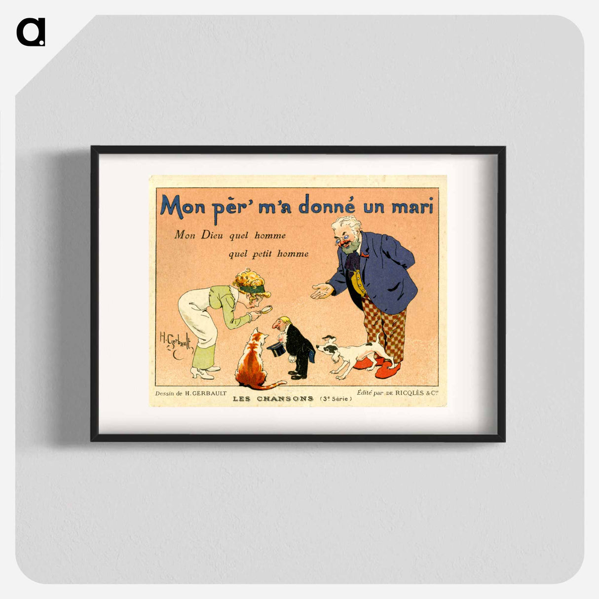 アートポスター-Advertisement for Alcool de Menthe de Ricqlès
- 国立医学図書館 Poster.