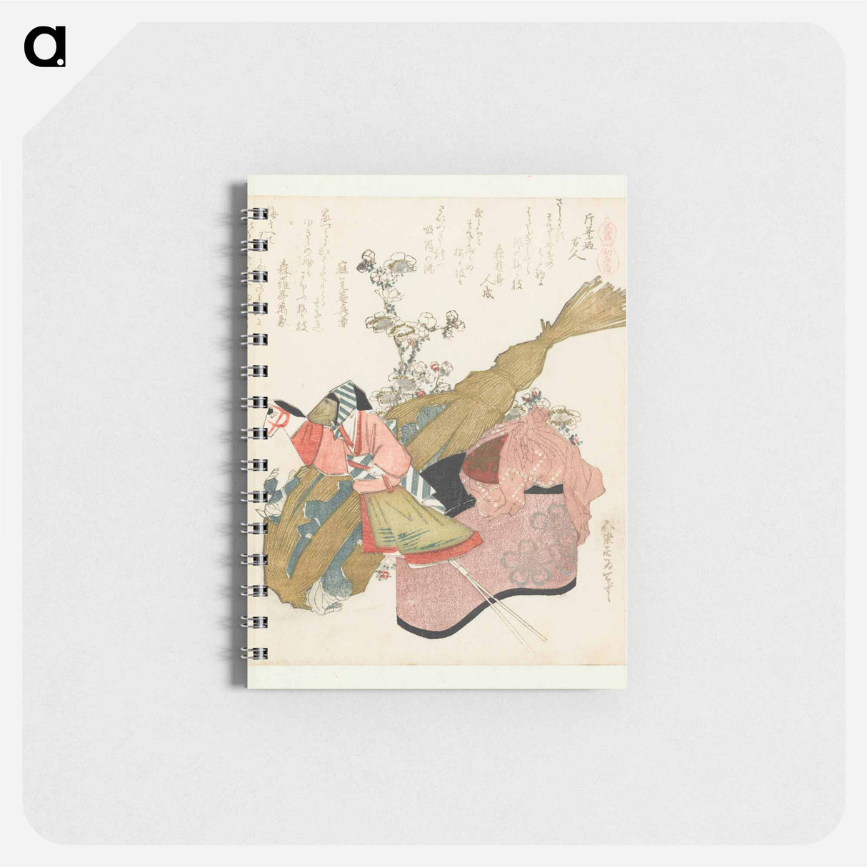 A comparison of Genroku poems and shells - 葛飾 北斎 Memo.