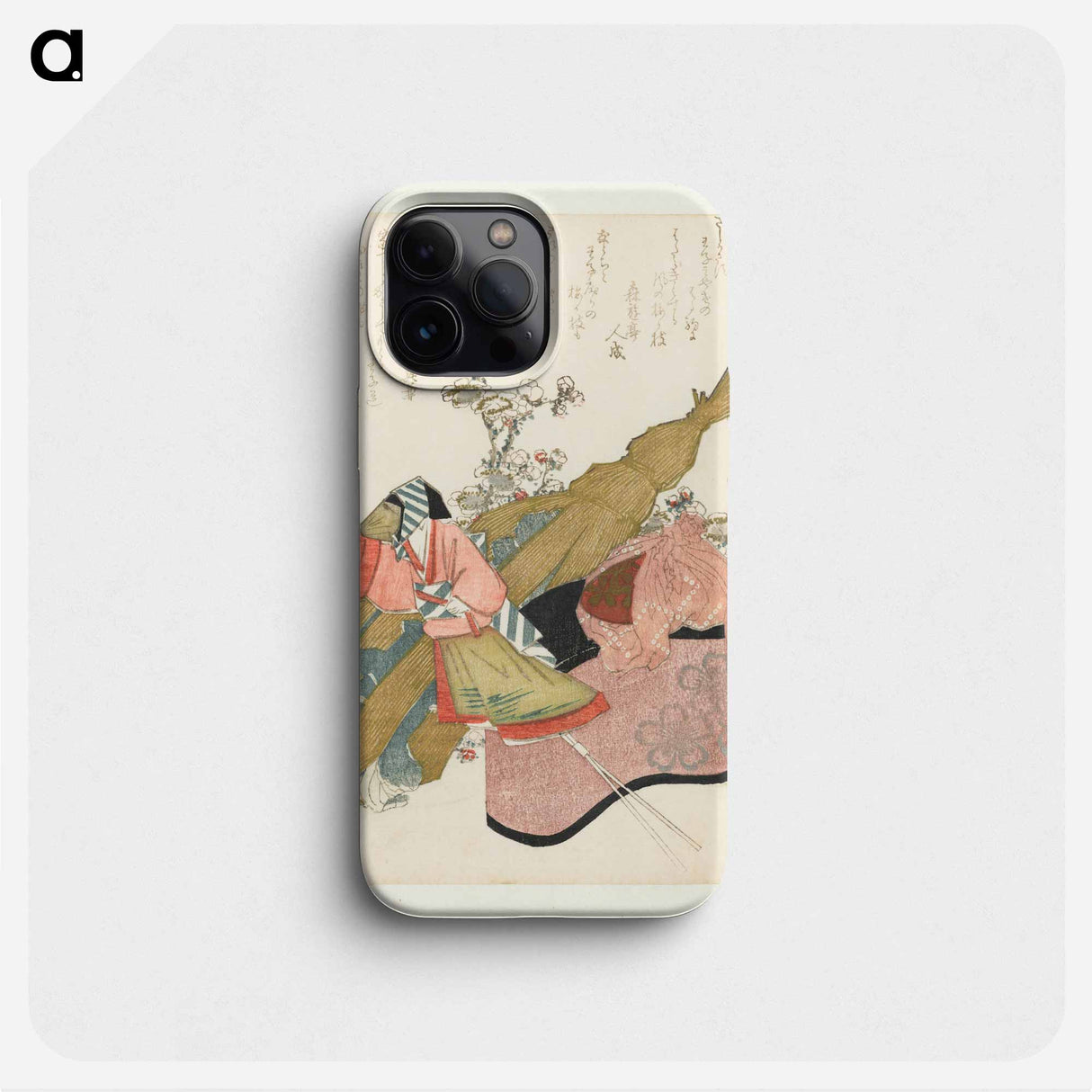 A comparison of Genroku poems and shells - Katsushika Hokusai Phone Case.