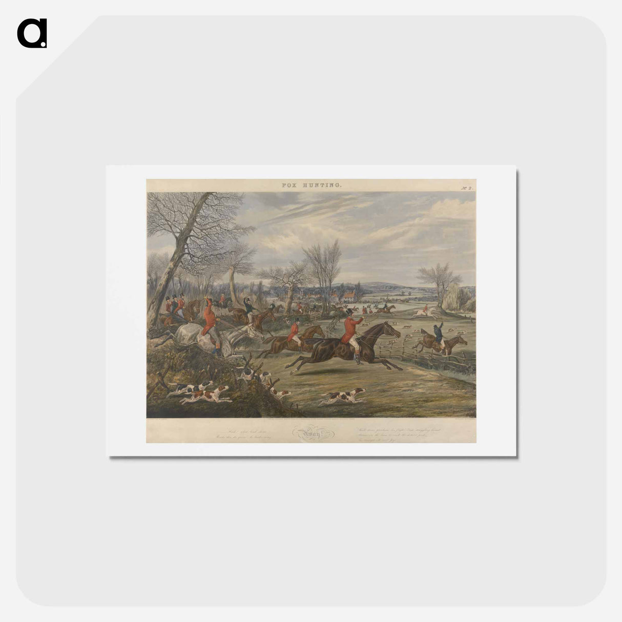 アートポストカード-Fox Hunting: Away!
- イェール大学アートギャラリー Postcard.