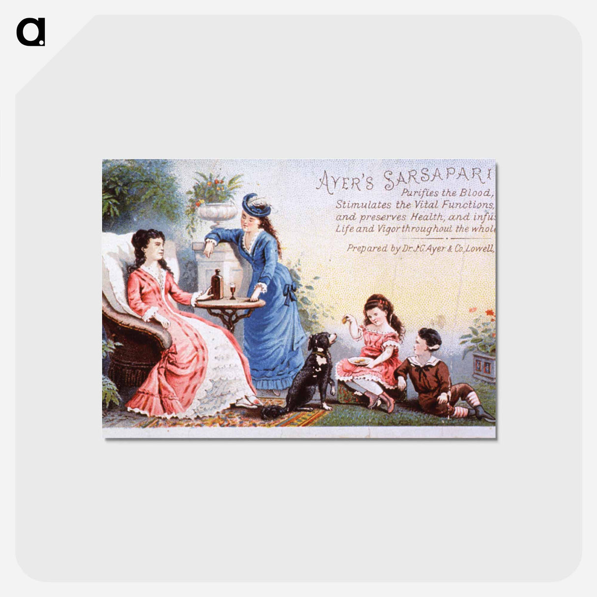 アートポストカード-Ayer's Sarsaparilla Advertisement
- 国立医学図書館 Postcard.