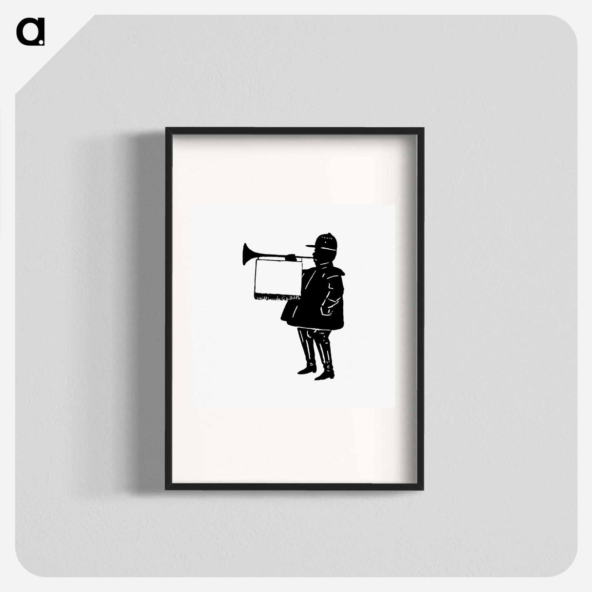 アートポスター-Silhouette of Trumpeter and Banner Bearer
- 大英図書館 Poster.
