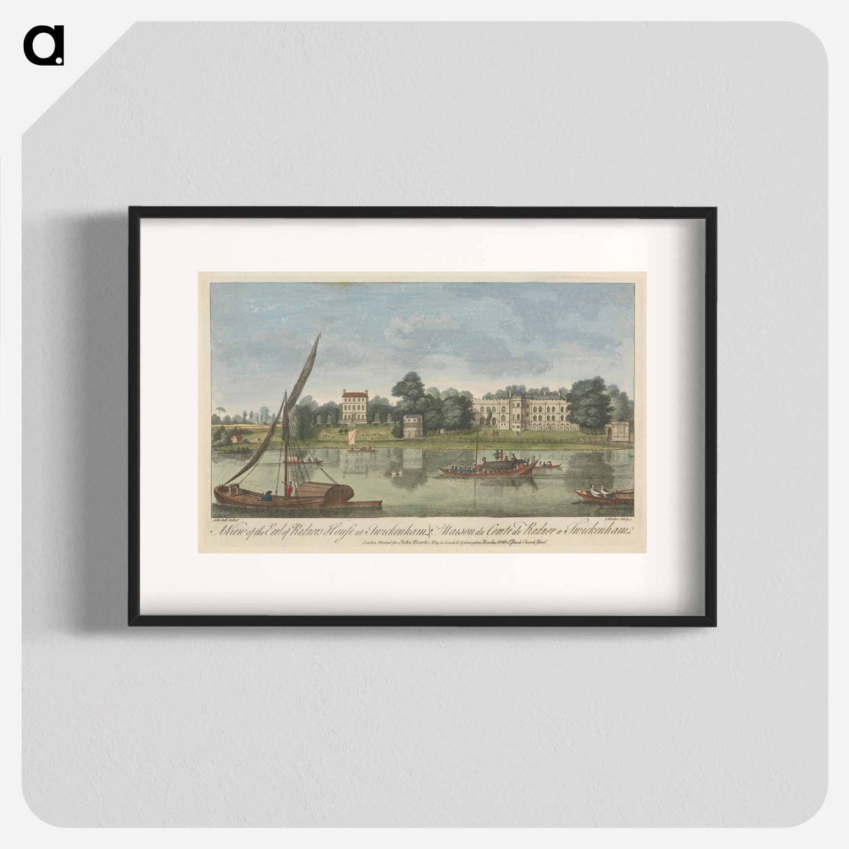 アートポスター-A View of the Earl of Radnor's House at Twickenham
- イェール大学アートギャラリー Poster.