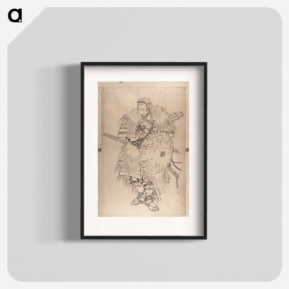 Katsushika Hokusai's samurai, Album of Sketches - Katsushika Hokusai Poster.