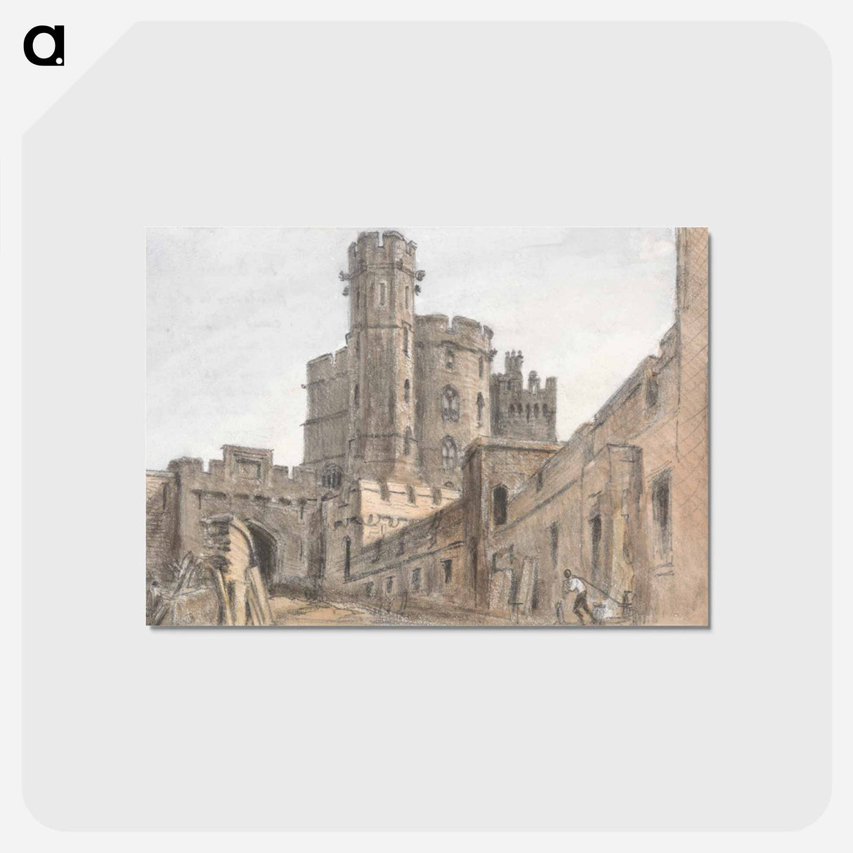 アートポストカード-Windsor Castle - Devil's Tower
- イェール大学アートギャラリー Postcard.