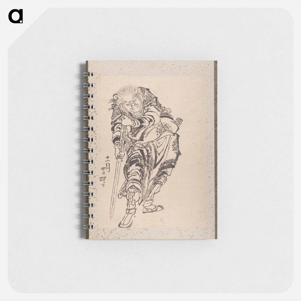 Katsushika Hokusai’s samurai, Album of Sketches - 葛飾 北斎 Memo.