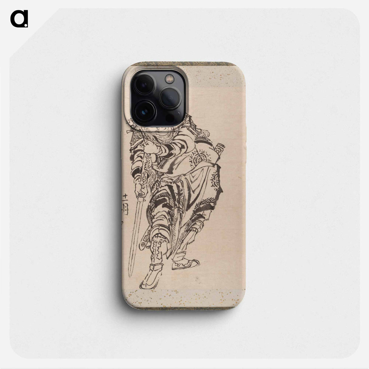 Katsushika Hokusai's samurai, Album of Sketches - Katsushika Hokusai Phone Case.