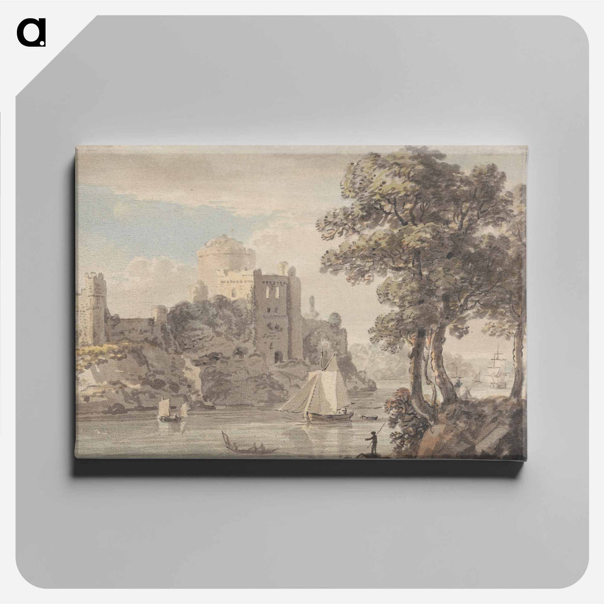 アートパネル-A Castle on a River
- イェール大学アートギャラリー Canvas.