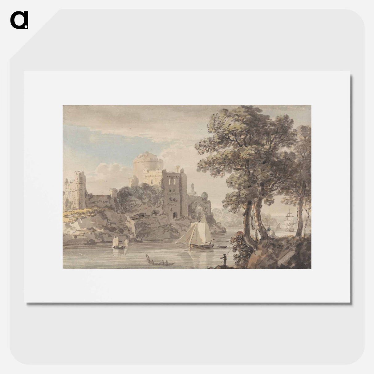 アートポスター-A Castle on a River
- イェール大学アートギャラリー Poster.