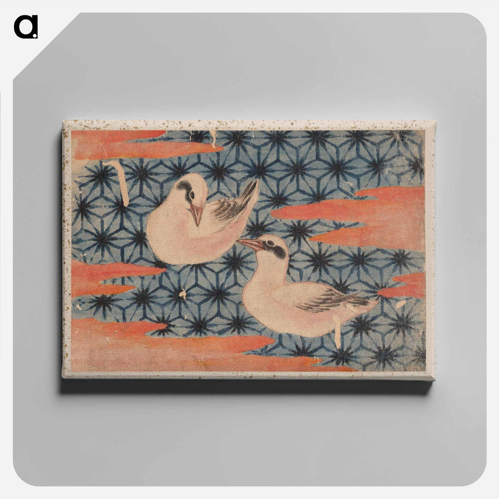 Album of Sketches by Katsushika Hokusai and His Disciples - Katsushika Hokusai Canvas.