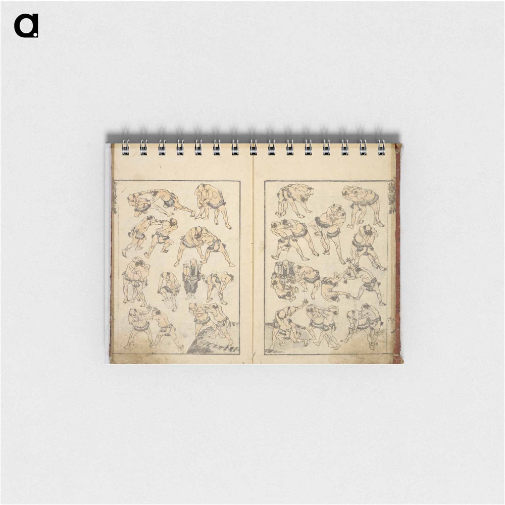 Random sketches by Hokusai volumes 1 to 11 - 葛飾 北斎 Memo.