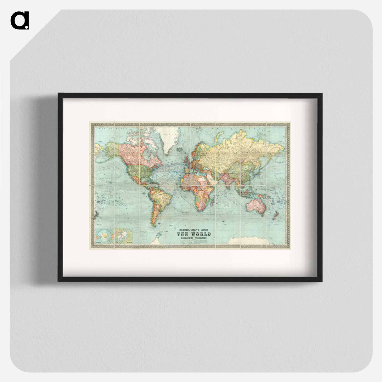 アートポスター-Bartholomew's World Chart
- ボストン公共図書館 Poster.