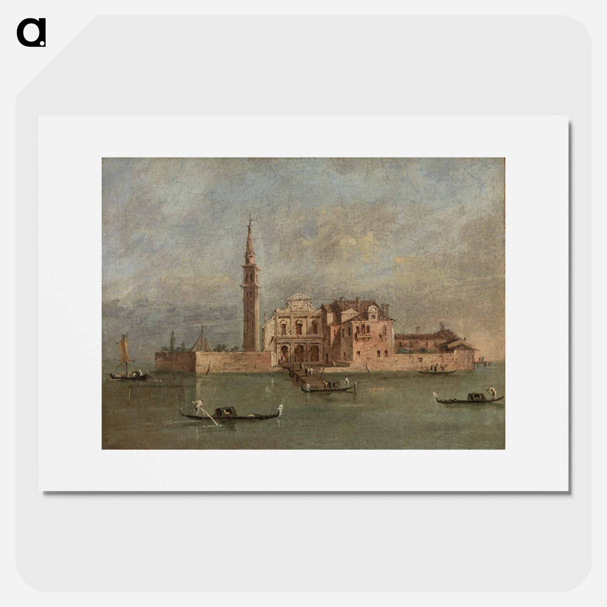 アートポスター-Capriccio of an Island in the Venetian Laguna
- バーンズ・コレクション Poster.