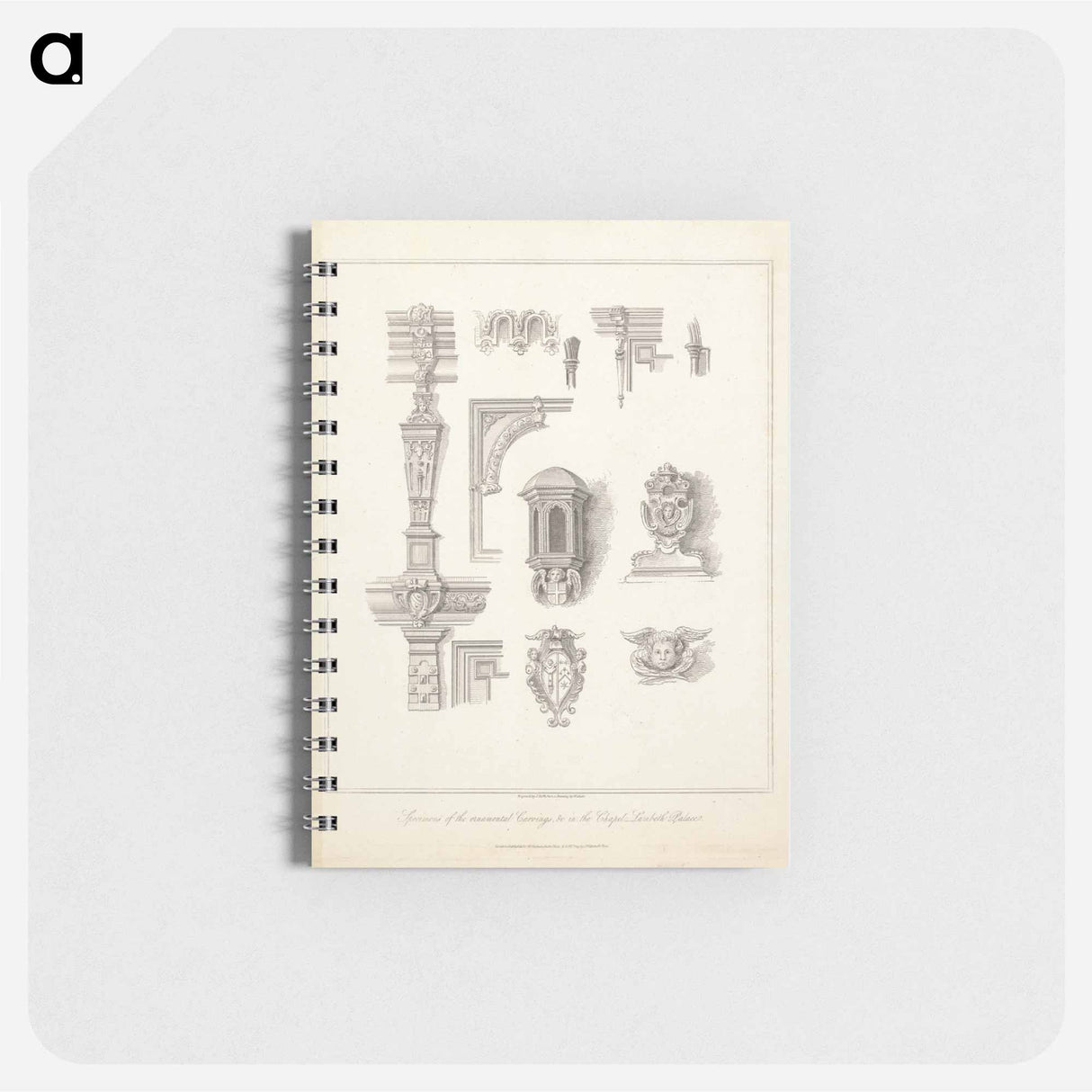 アートメモ帳-Specimens of the Ornamental Carvings and c. in the Chapel: Lambeth Palace
- イェール大学アートギャラリー Memo.