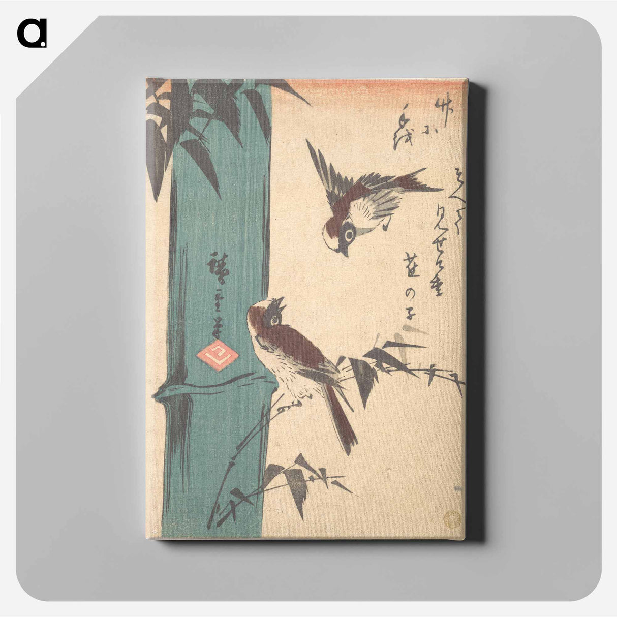 アートパネル-Bamboo and Sparrows
- 歌川 広重 Canvas.