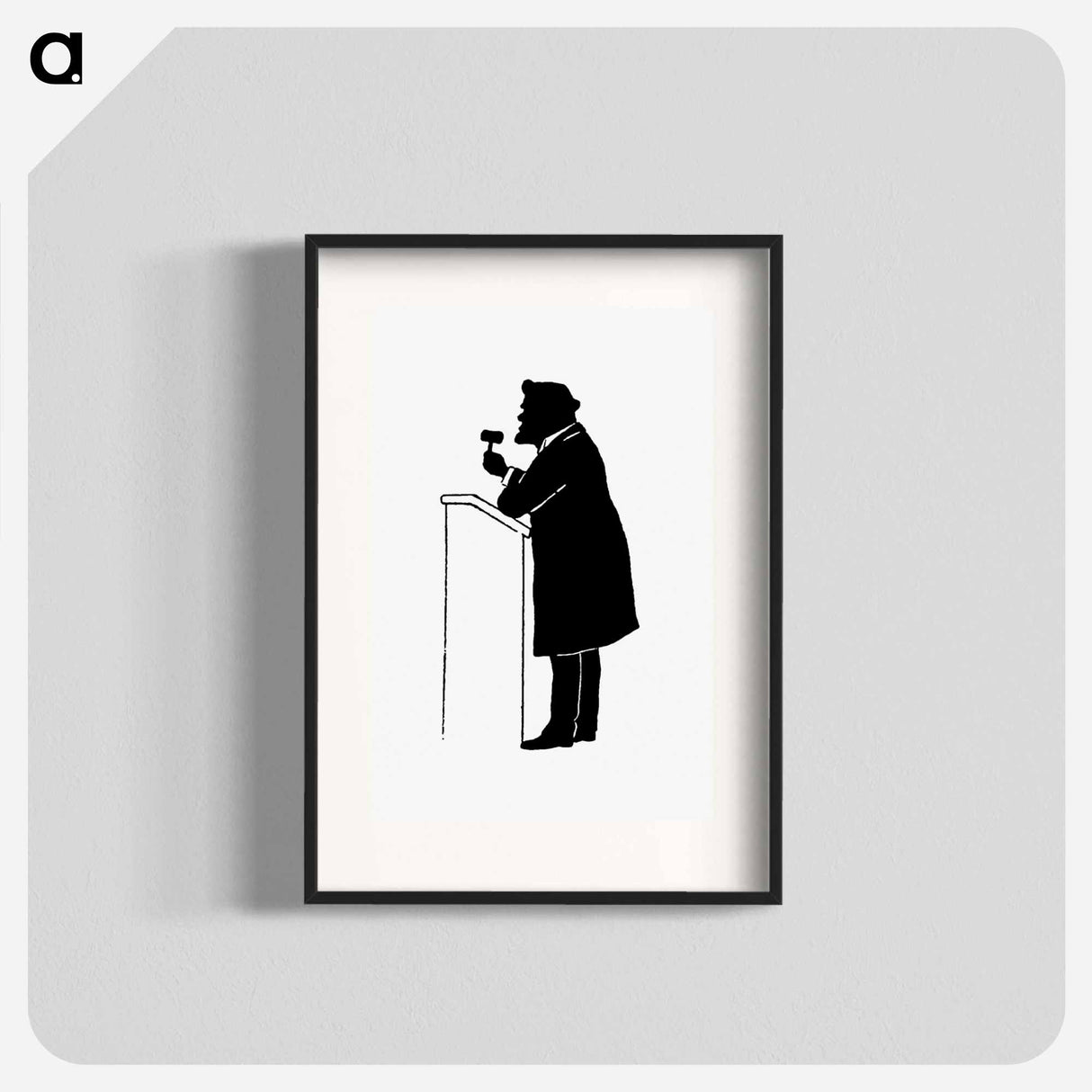 アートポスター-Silhouette of a Judge from Michael's Crag
- 大英図書館 Poster.