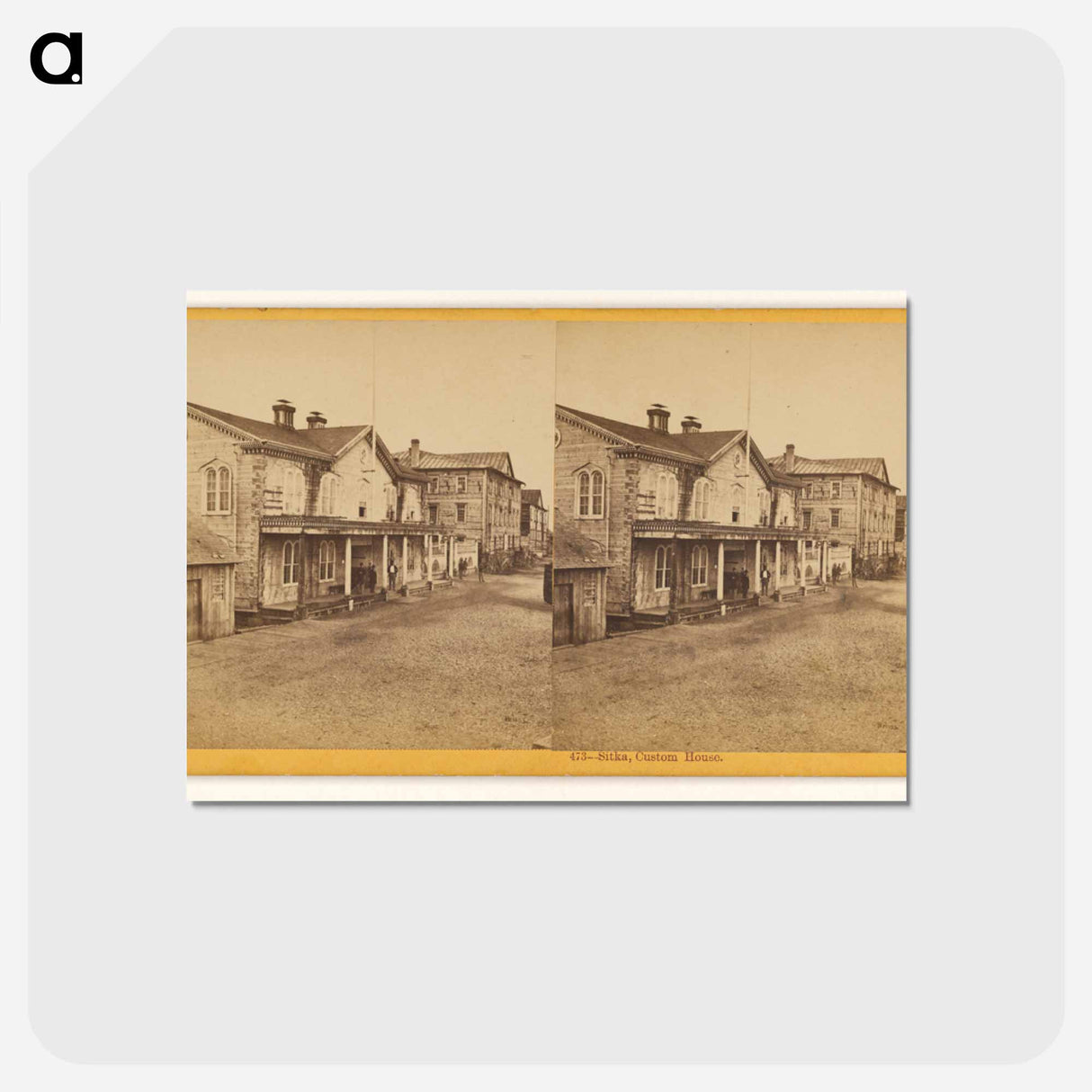 アートポストカード-Sitka, Custom House
- エドワード マイブリッジ Postcard.